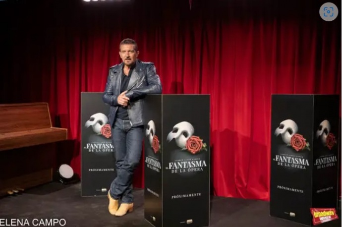 Antonio Banderas attended to the auditions of The Phantom of the Opera