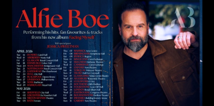 Alfie Boe ‘Facing Myself’ Tour has been announced