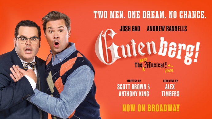 Broadway cast album release for Gutenberg! The musical