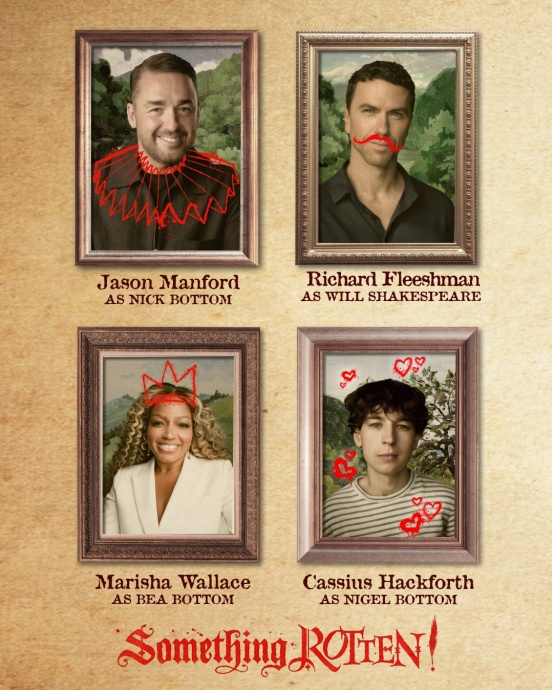 Full cast announced for Something Rotten! at Manchester Opera House