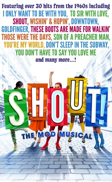 SHOUT! The Mod Musical is coming to the Upstairs at the Gatehouse