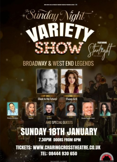 The Sunday Night Variety Show at the Charing Cross Theatre